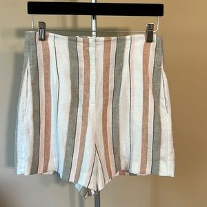 High waisted shorts.